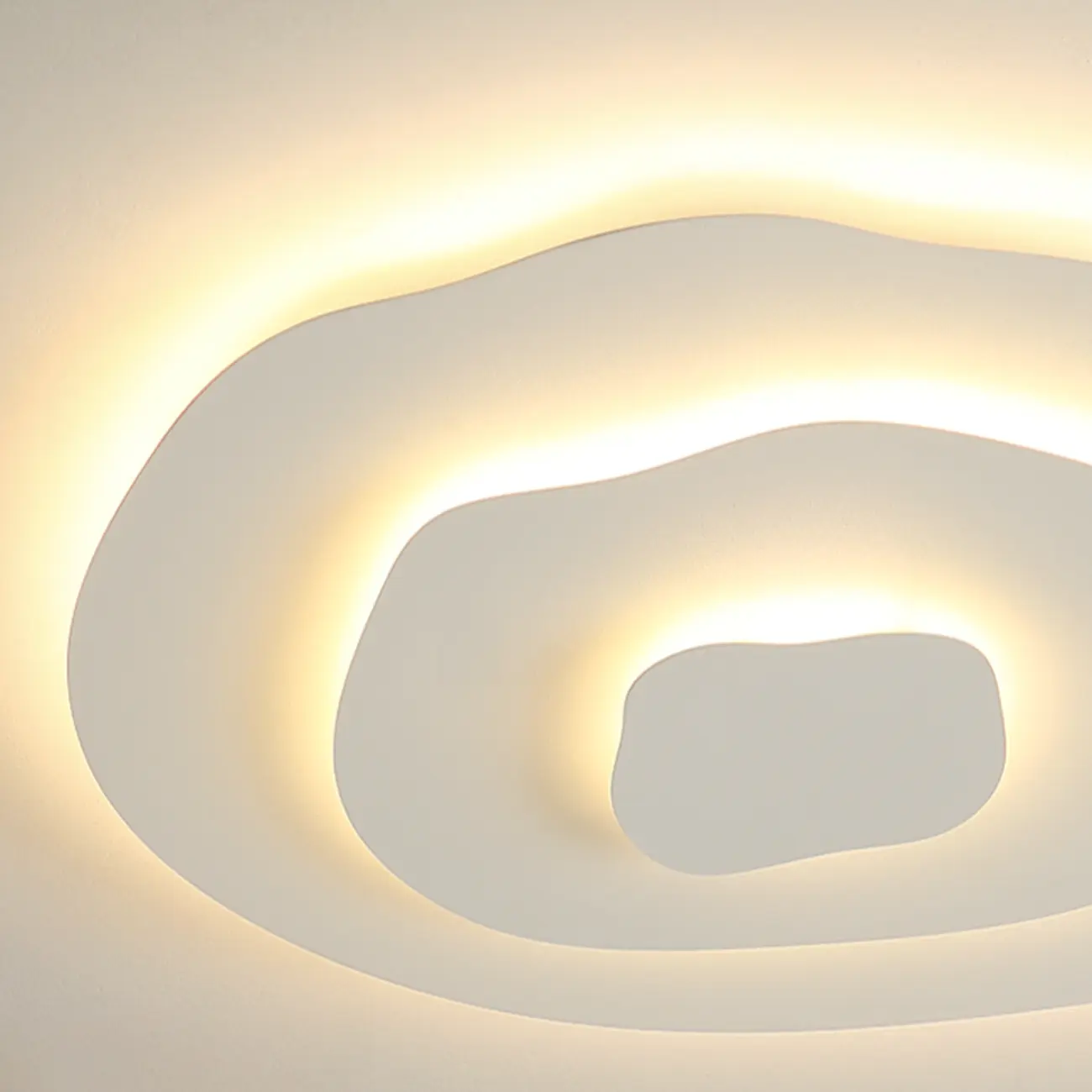 Modern Floral Flush Mount Ceiling Light for Living Room Image - 15 | homeyfad