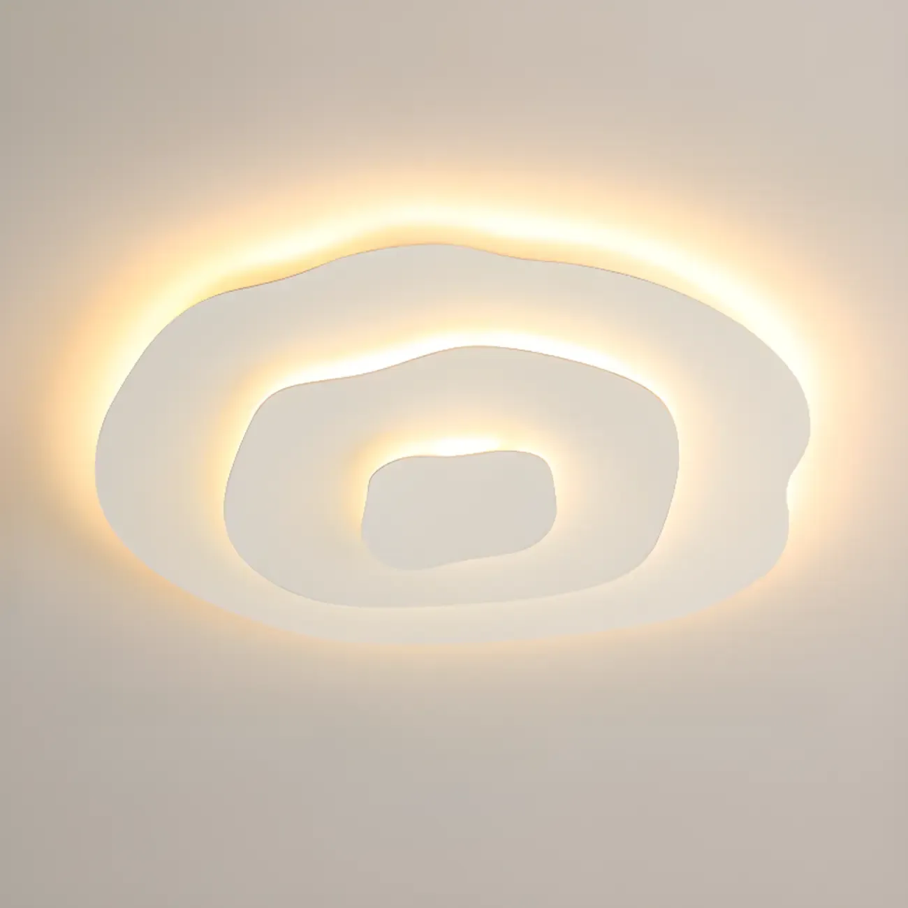 Modern Floral Flush Mount Ceiling Light for Living Room Image - 16