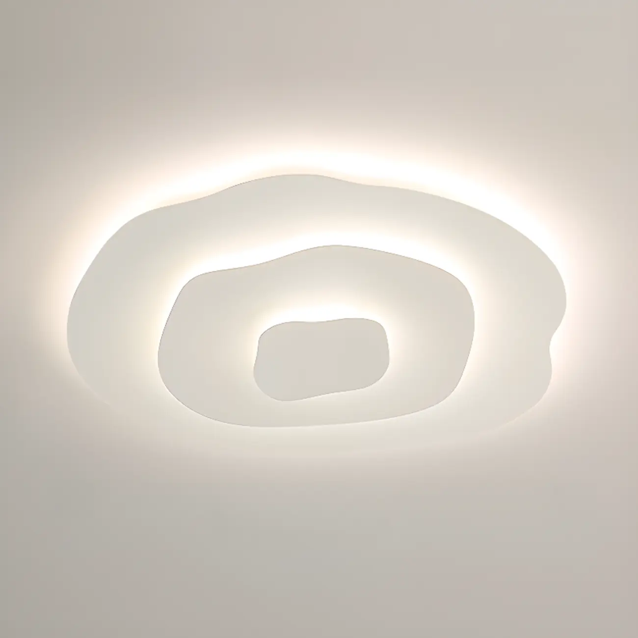 Modern Floral Flush Mount Ceiling Light for Living Room Image - 17 | homeyfad