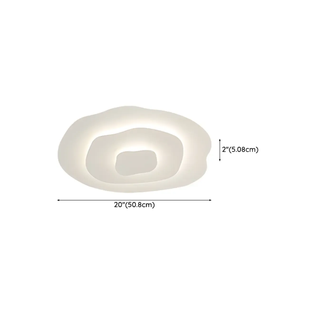 Modern Floral Flush Mount Ceiling Light for Living Room Image - 20