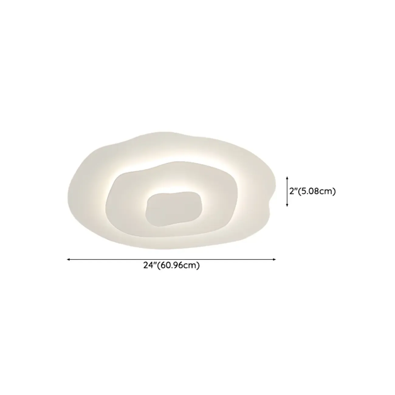 Modern Floral Flush Mount Ceiling Light for Living Room Image - 21