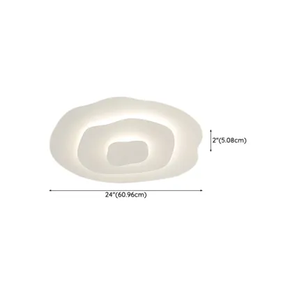 Modern Floral Flush Mount Ceiling Light for Living Room Image - 21