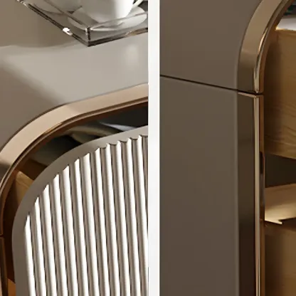 Modern White Wooden Dresser & Chests with Drawers Image - 4