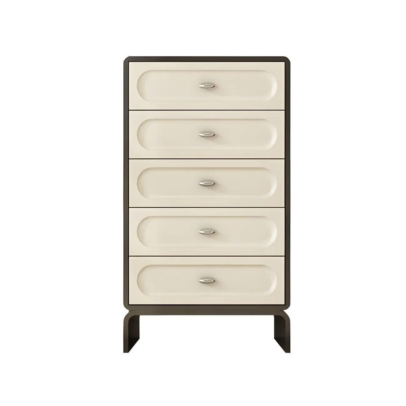 Modern White Wood Bachelor Chest with 6-Soft Close Drawers Image - 5 | homeyfad
