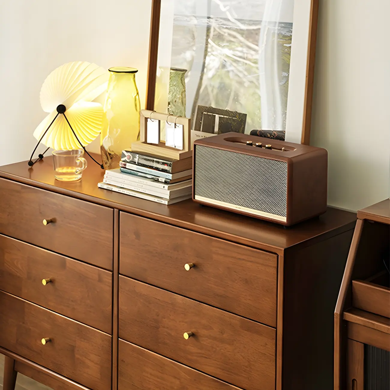 Stylish Wooden Dressers with Gold Accents and Drawers for Home Image - 2 | homeyfad
