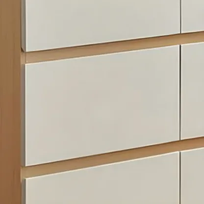 Nordic Wooden Double Dresser with 6-Drawers for Bedroom Image - 11