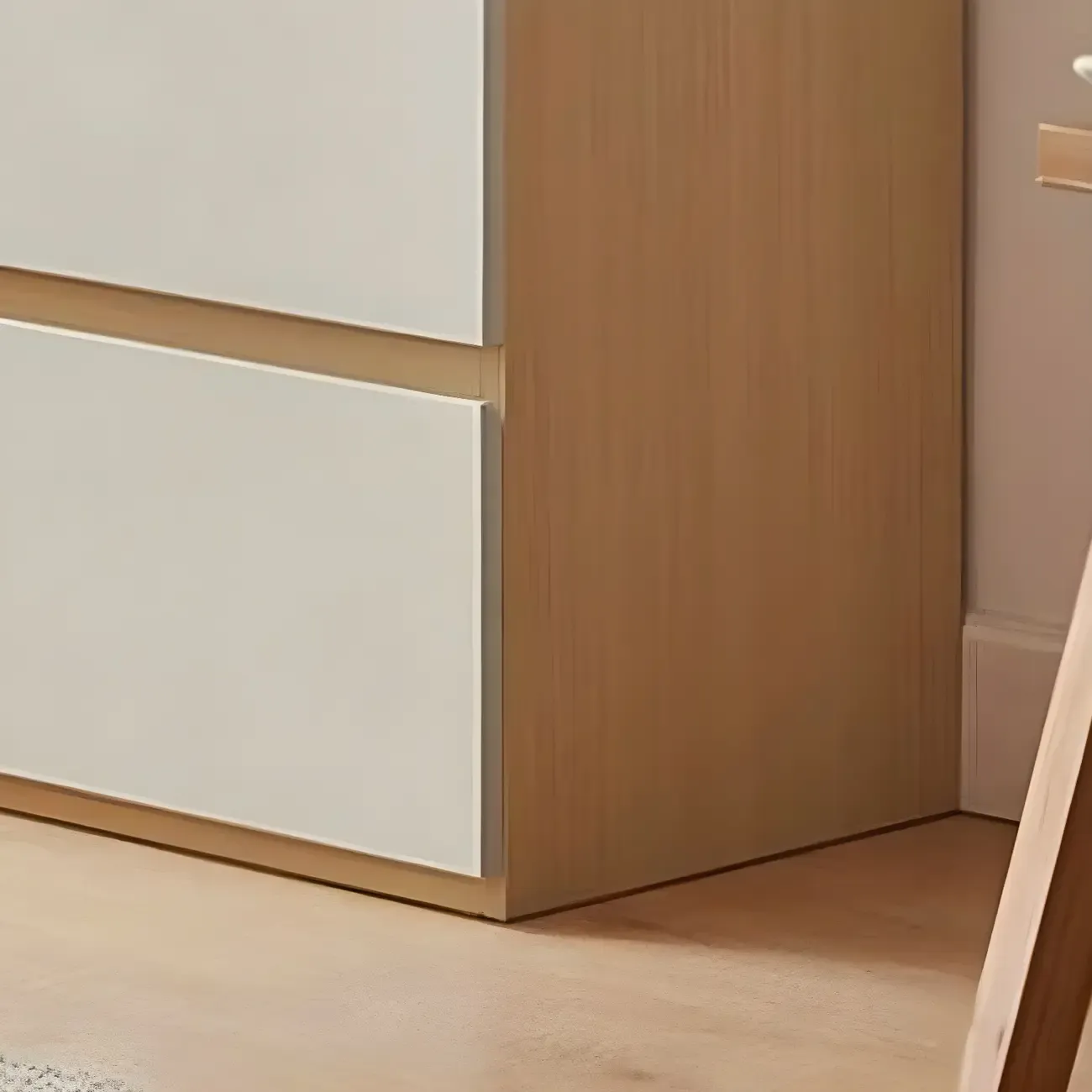 Nordic Wooden Double Dresser with 6-Drawers for Bedroom Image - 12