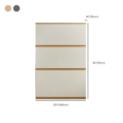 Nordic Wooden Double Dresser with 6-Drawers for Bedroom #size