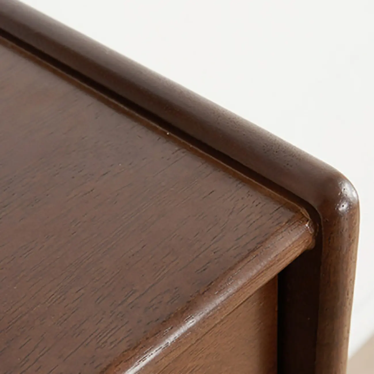 Traditional Brown Wooden Dresser with 6-Soft Closing Drawers Image - 11 | homeyfad