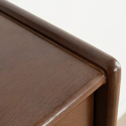 Traditional Brown Wooden Dresser with 6-Soft Closing Drawers Image - 11