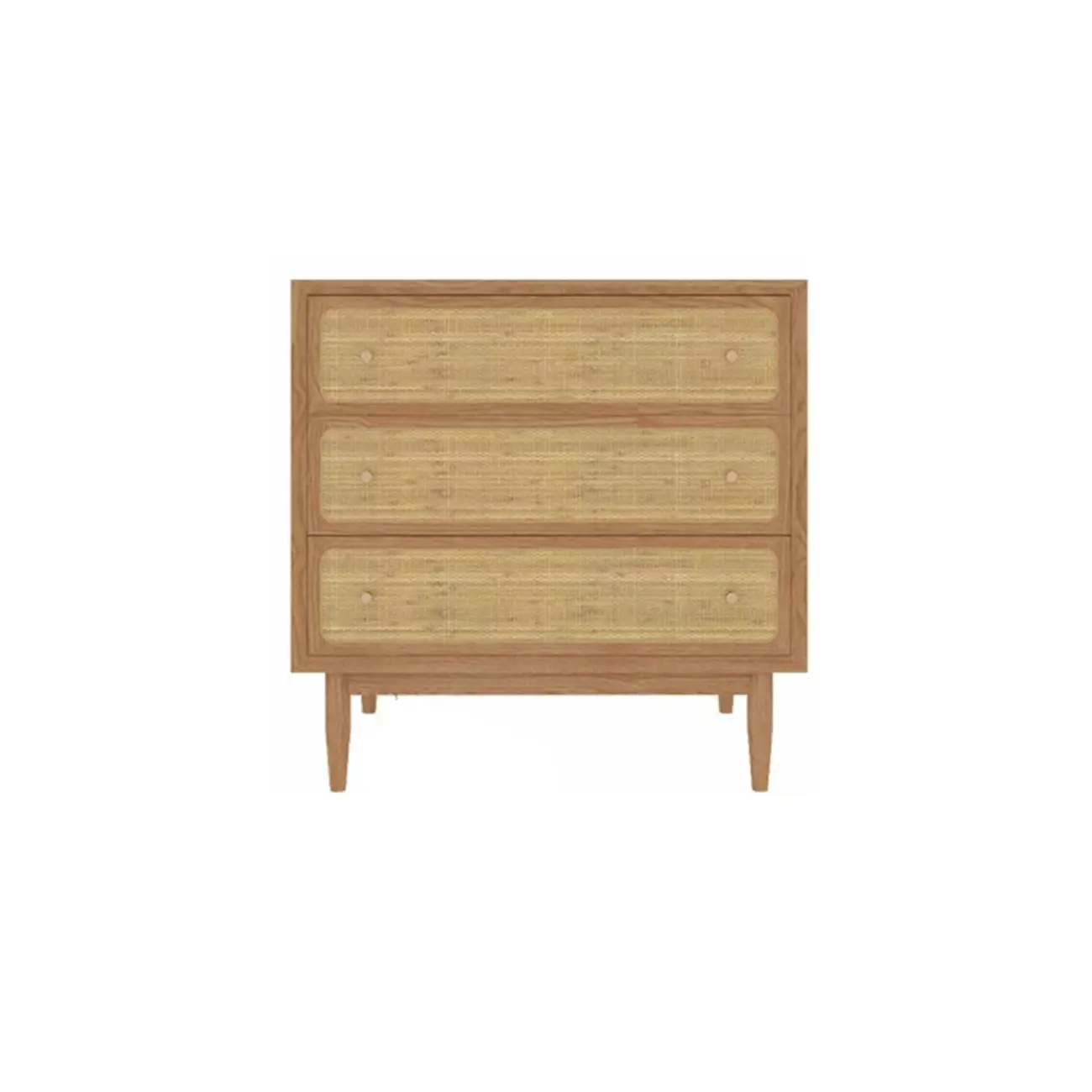 Tropical Wooden Dresser with Drawers and Gold Handles for Home Image - 6 | homeyfad