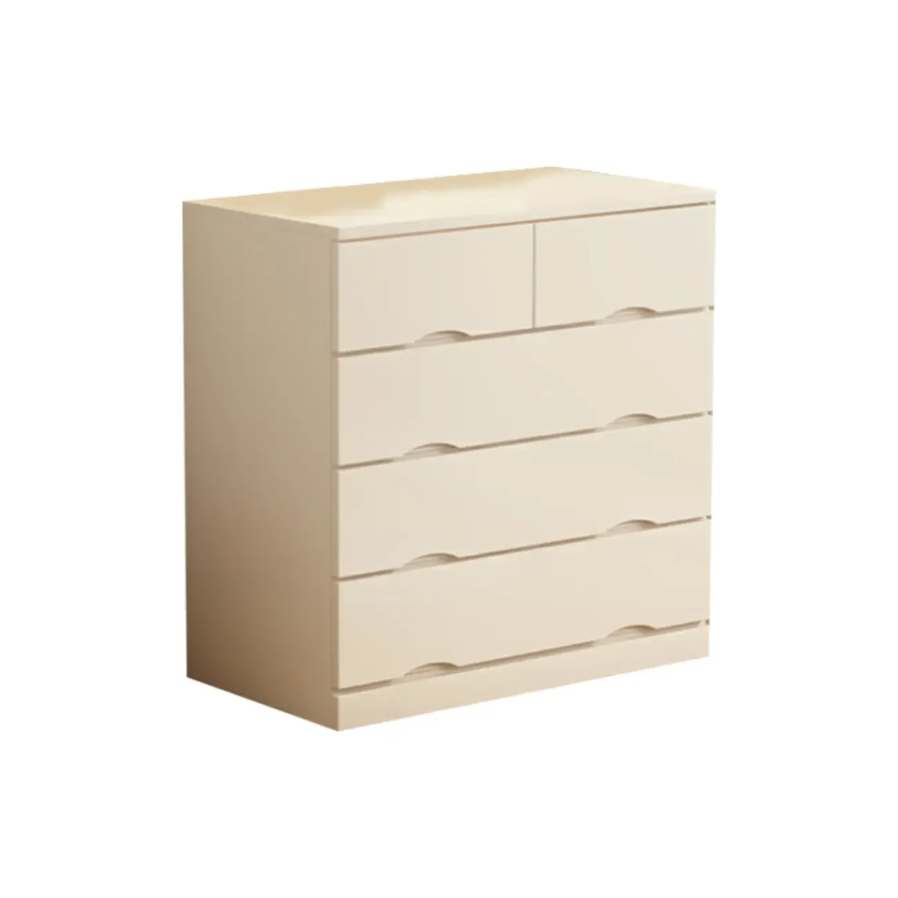 Classic White Wooden Dresser with Silent Drawers for Bedroom Image - 10