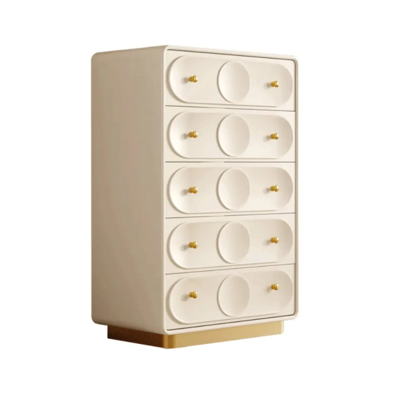 Modern White Wooden Bachelor Chest with Drawers for Bedroom Image - 7 | homeyfad