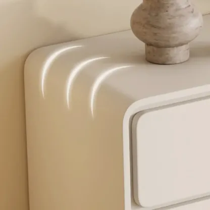 Modern White Wooden Bachelor Chest with Drawers for Bedroom Image - 11