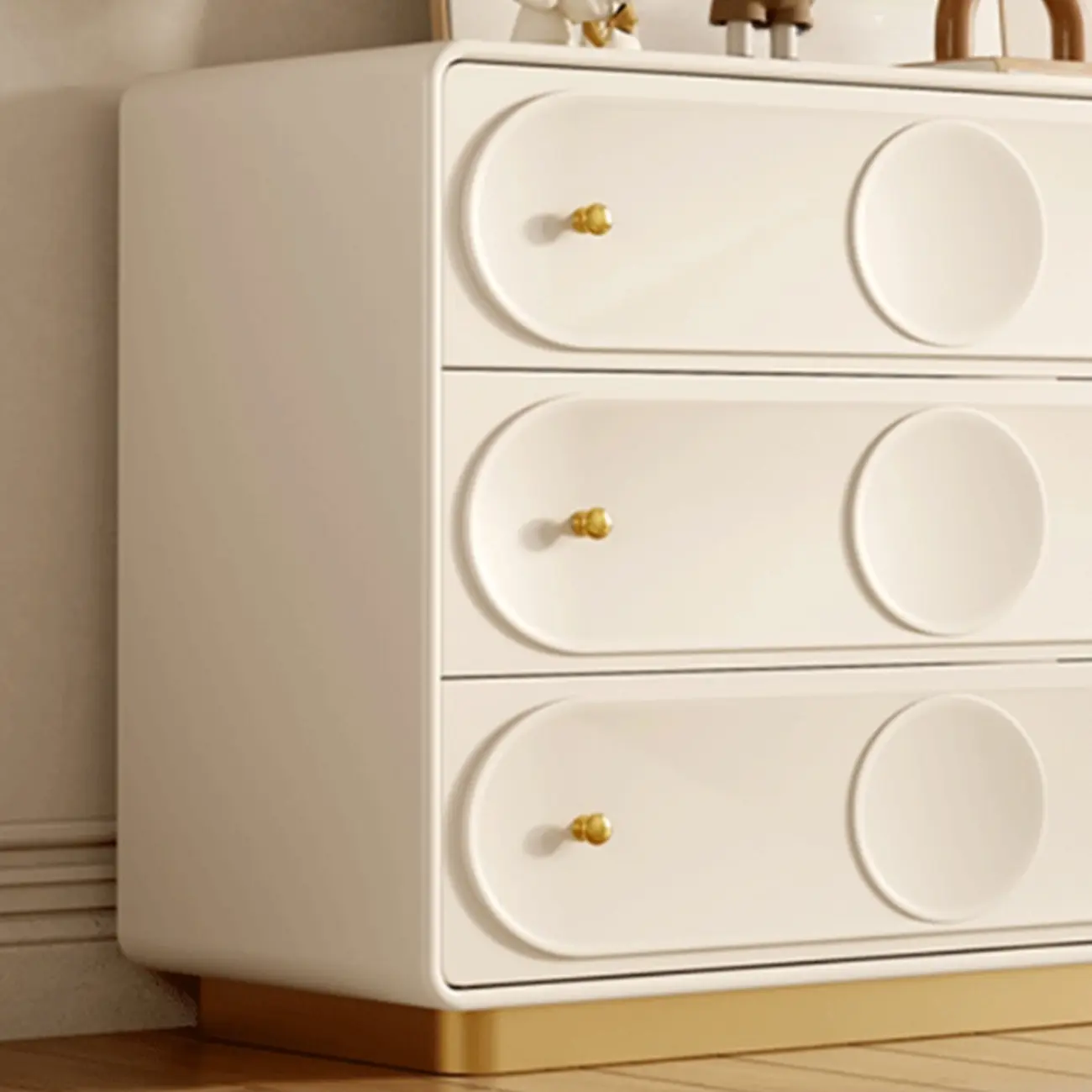 Modern White Wooden Bachelor Chest with Drawers for Bedroom Image - 13 | homeyfad