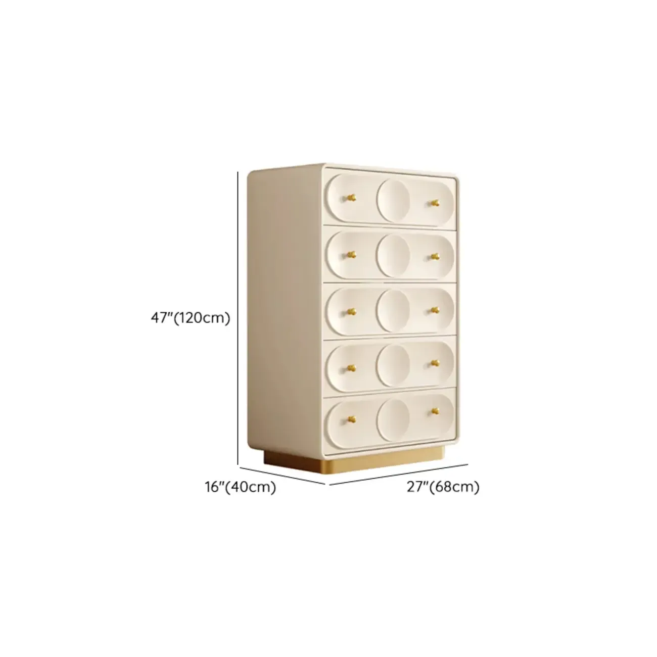 Modern White Wooden Bachelor Chest with Drawers for Bedroom Image - 18