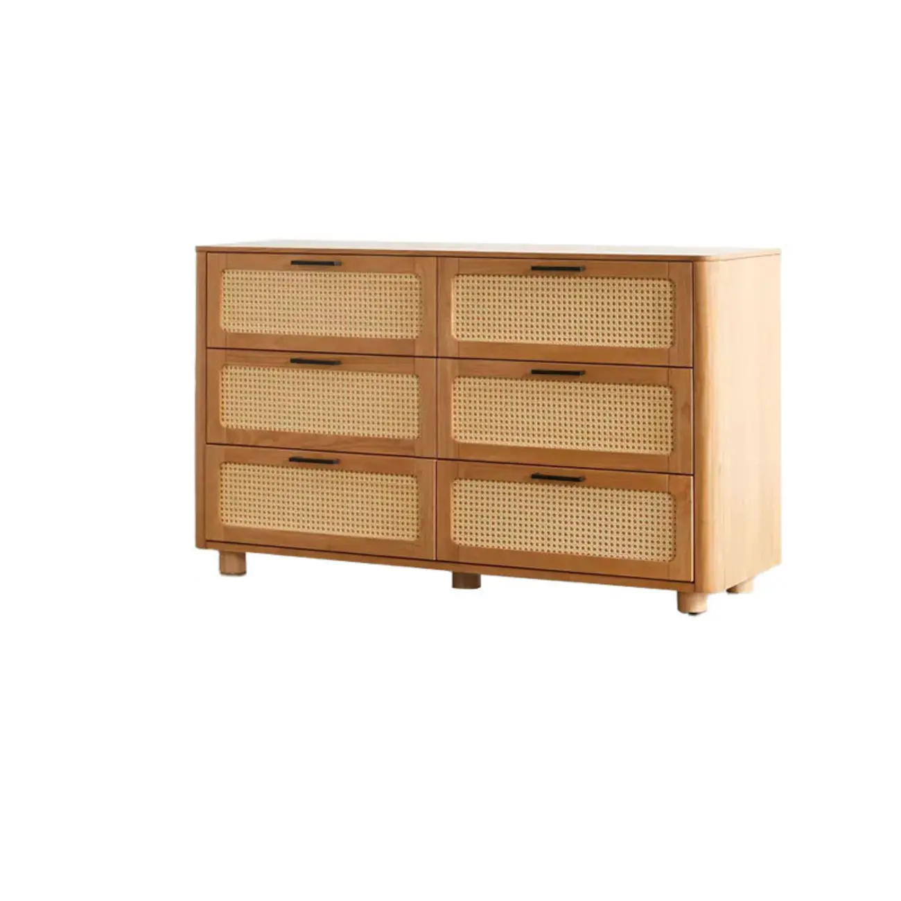 Modern Black Wooden Dresser with Mirror Vanity for Restroom Image - 5 | homeyfad