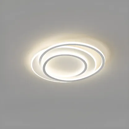 Modern LED Flush Ceiling Light with Third Gear Dimming Image - 5