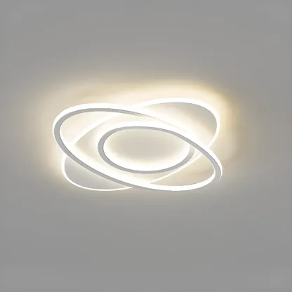 Modern LED Flush Ceiling Light with Third Gear Dimming Image - 6