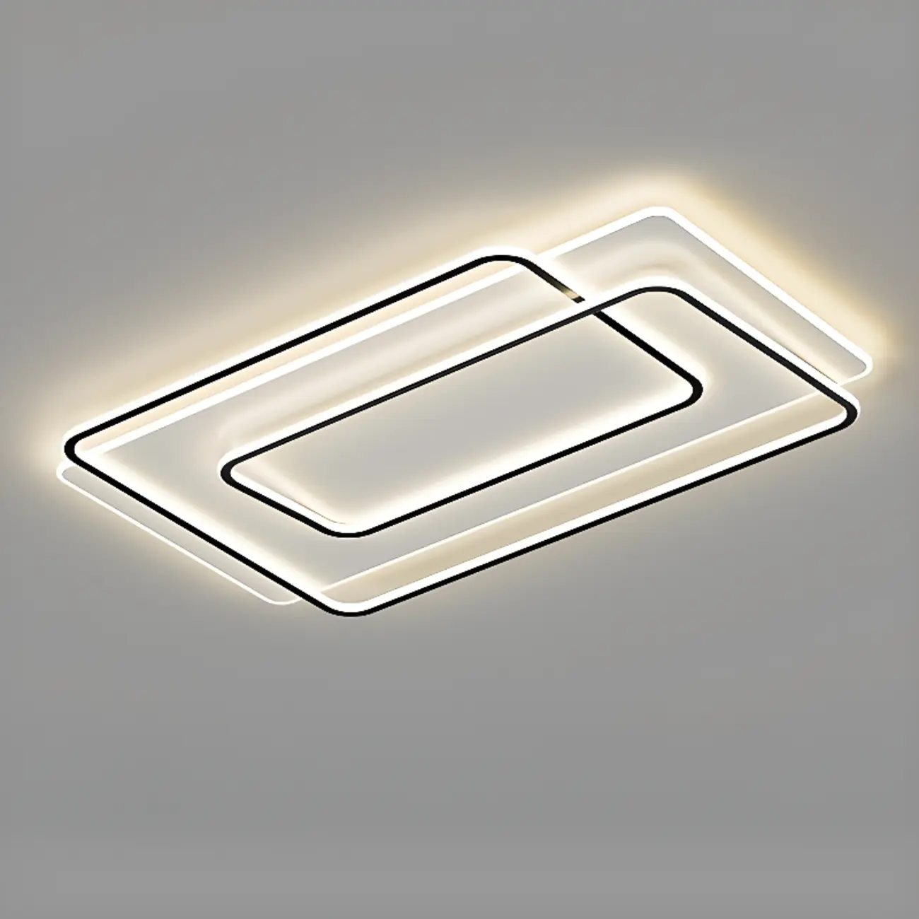 Modern LED Flush Ceiling Light with Third Gear Dimming Image - 7 | homeyfad