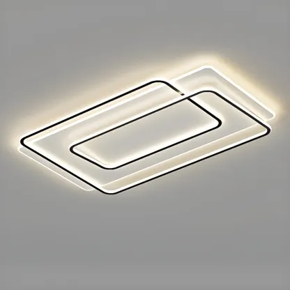 Modern LED Flush Ceiling Light with Third Gear Dimming Image - 7