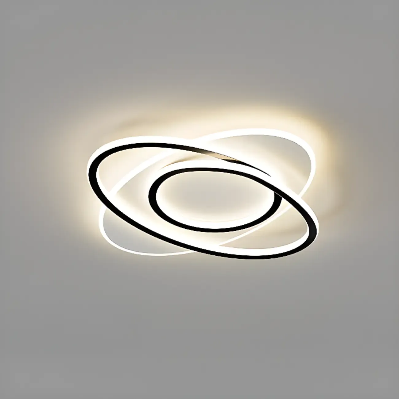 Modern LED Flush Ceiling Light with Third Gear Dimming Image - 8