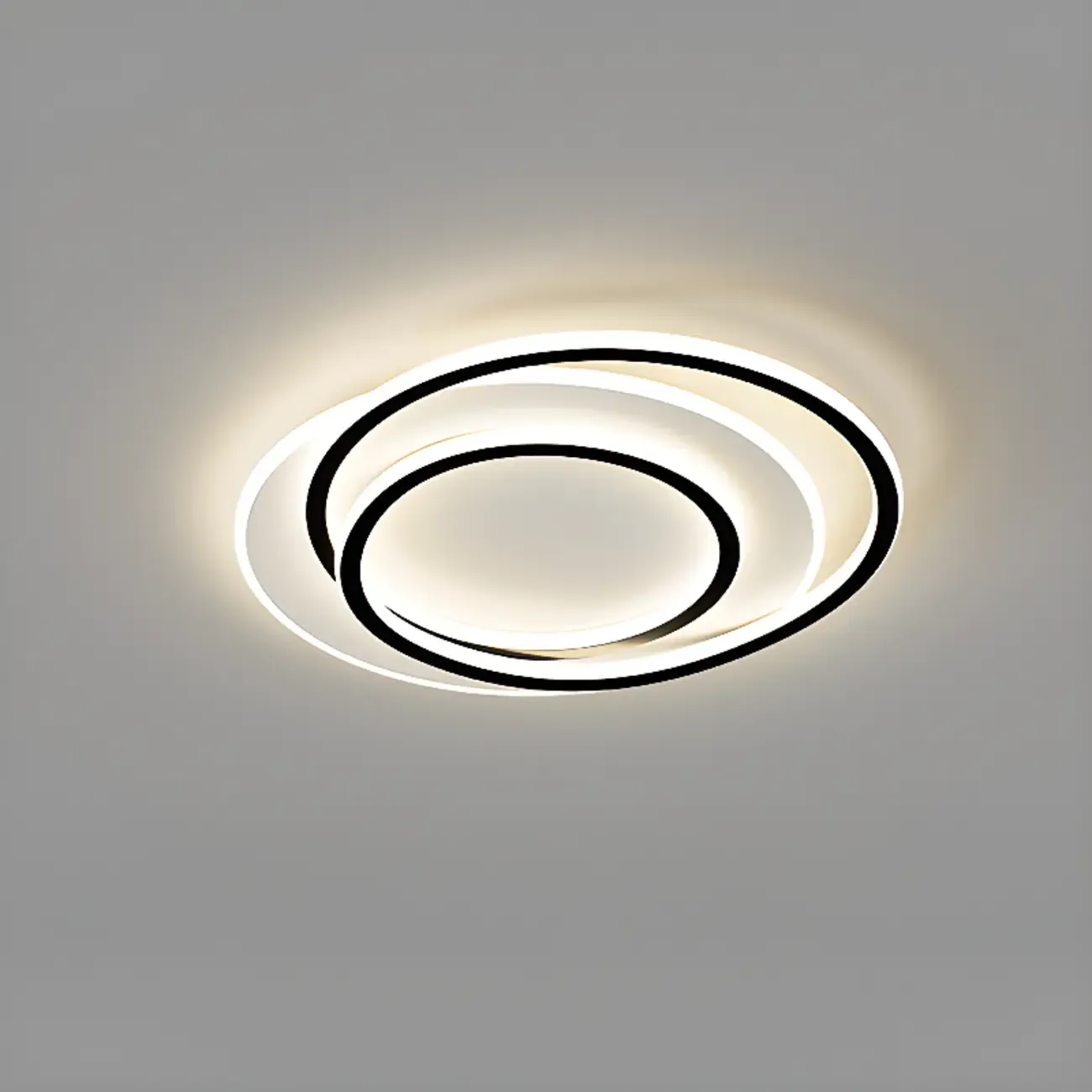 Modern LED Flush Ceiling Light with Third Gear Dimming Image - 10