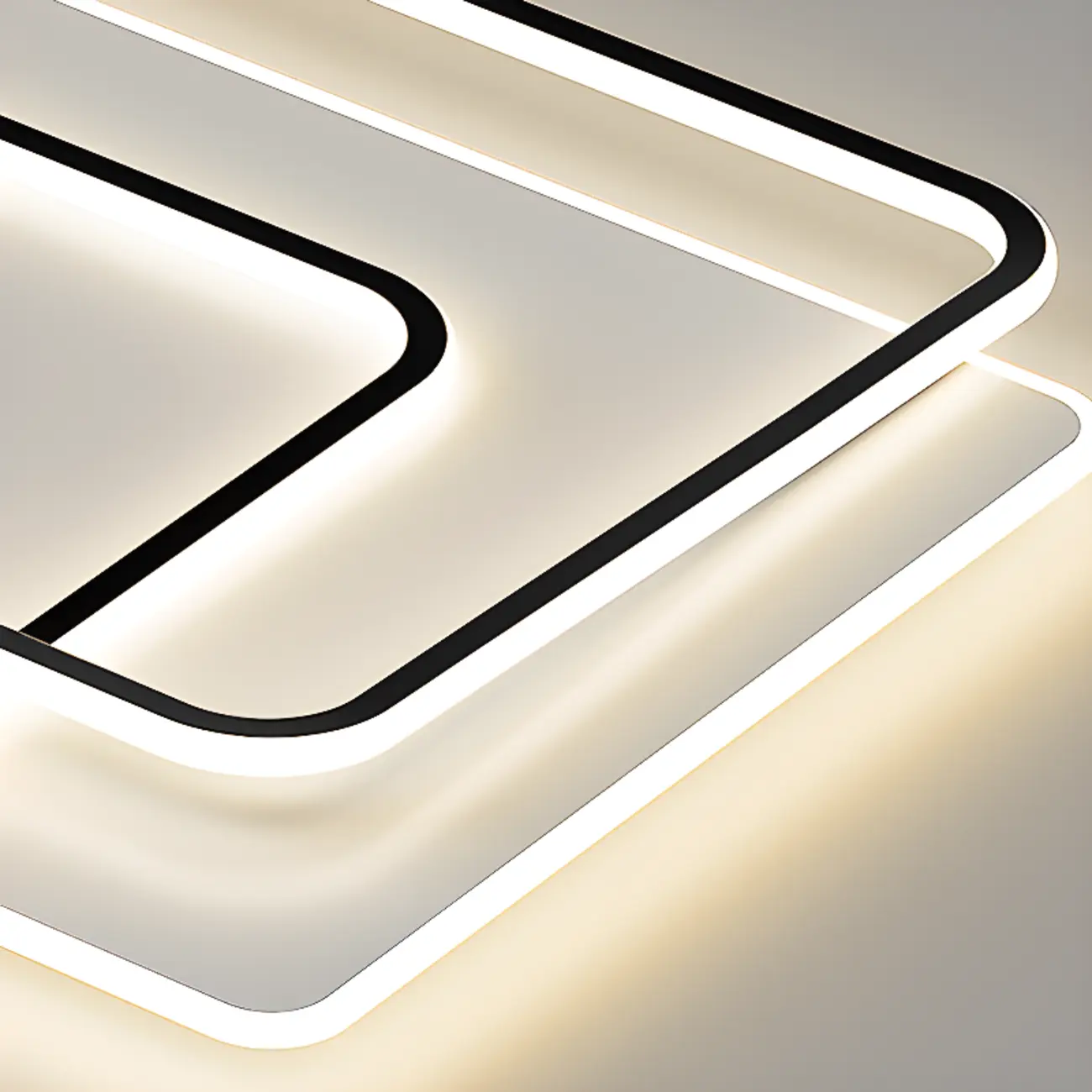 Modern LED Flush Ceiling Light with Third Gear Dimming Image - 13 | homeyfad