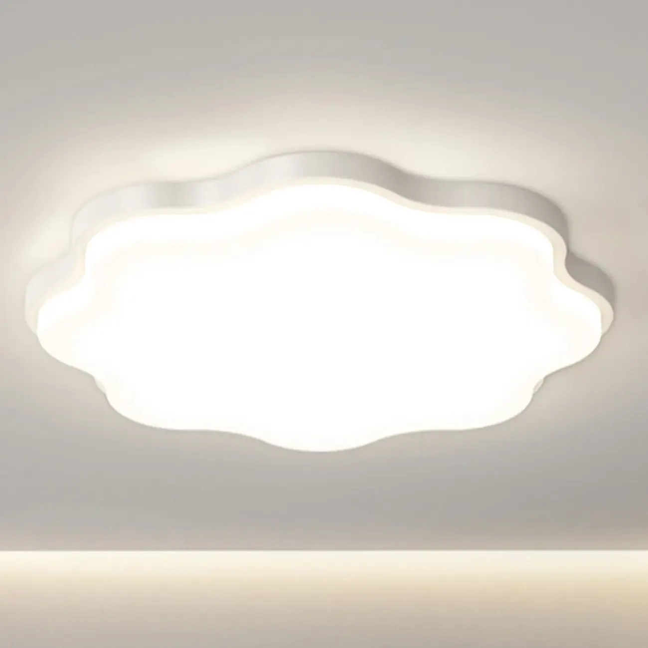 Minimalist LED Flush Ceiling Light for Living Room Decor Image - 2