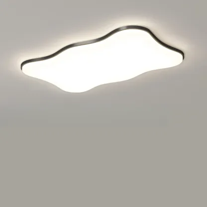 Minimalist LED Flush Ceiling Light for Living Room Decor Image - 7