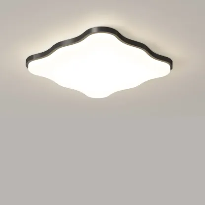 Minimalist LED Flush Ceiling Light for Living Room Decor Image - 11
