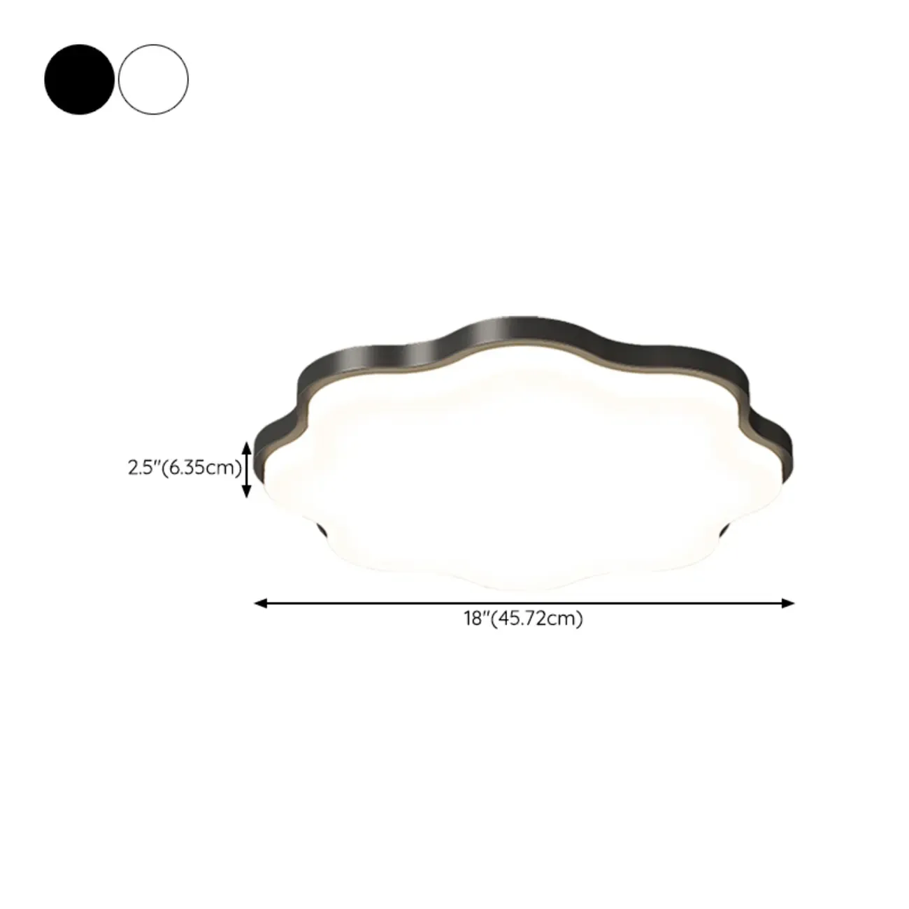 Minimalist LED Flush Ceiling Light for Living Room Decor Image - 17