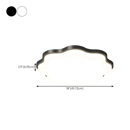 Minimalist LED Flush Ceiling Light for Living Room Decor Image - 17