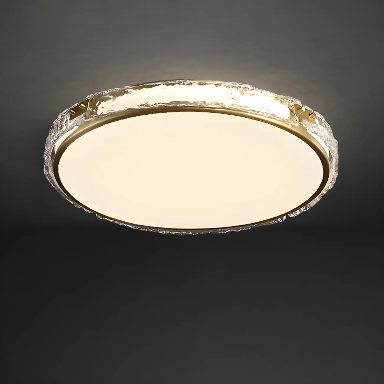 Modern Circle LED Flush Ceiling Light for Living Room Use Image - 5 | homeyfad