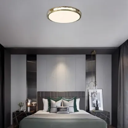 Modern Circle LED Flush Ceiling Light for Living Room Use Image - 6