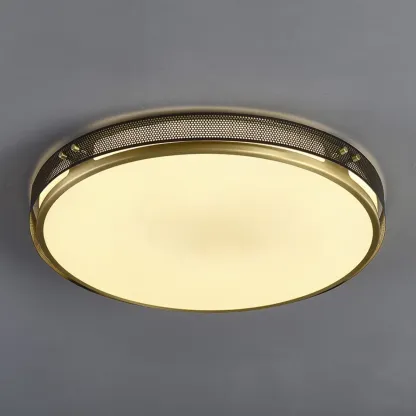 Modern Circle LED Flush Ceiling Light for Living Room Use Image - 9