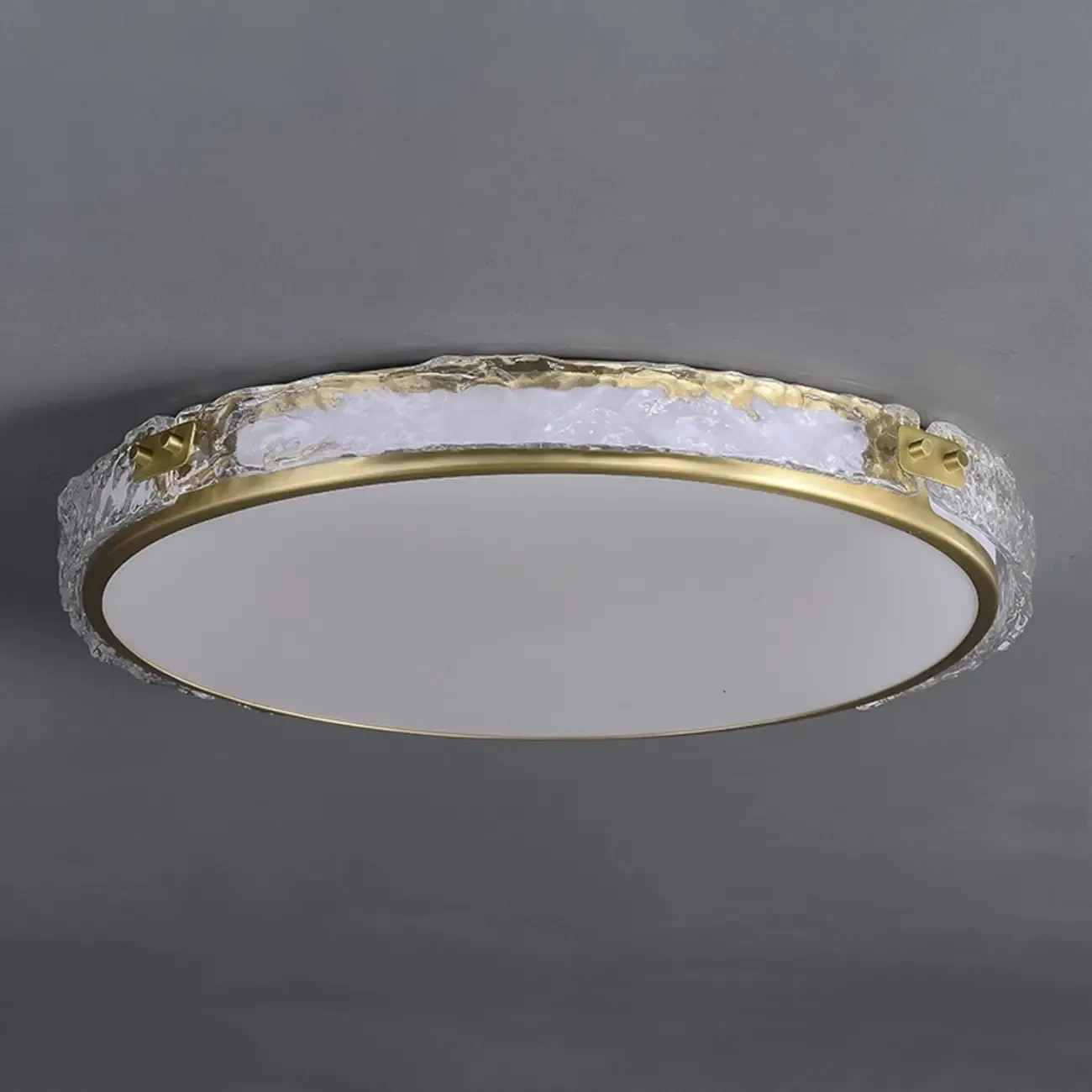Modern Circle LED Flush Ceiling Light for Living Room Use Image - 12