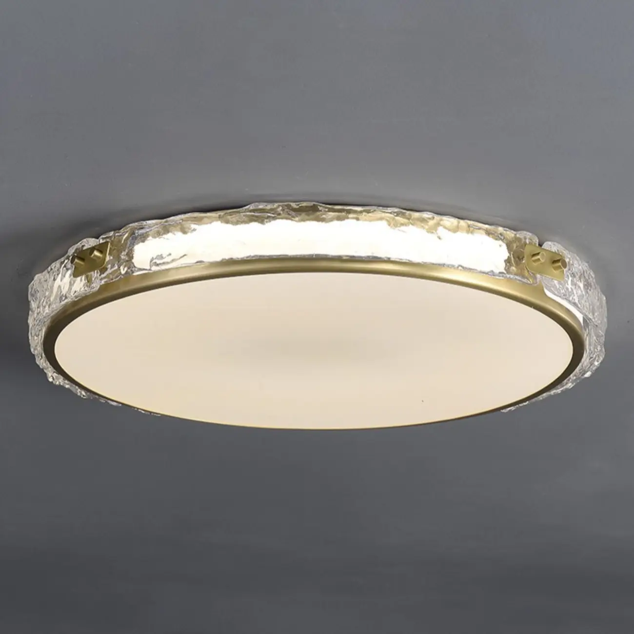 Modern Circle LED Flush Ceiling Light for Living Room Use Image - 14 | homeyfad