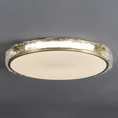 Modern Circle LED Flush Ceiling Light for Living Room Use Image - 14