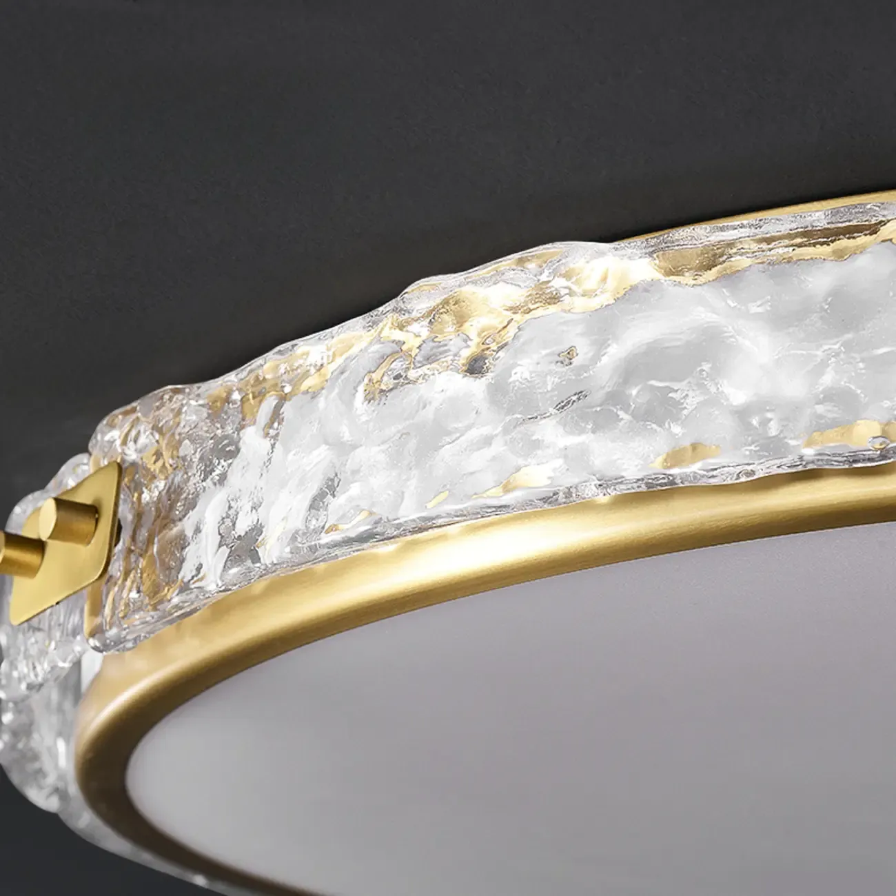 Modern Circle LED Flush Ceiling Light for Living Room Use Image - 17