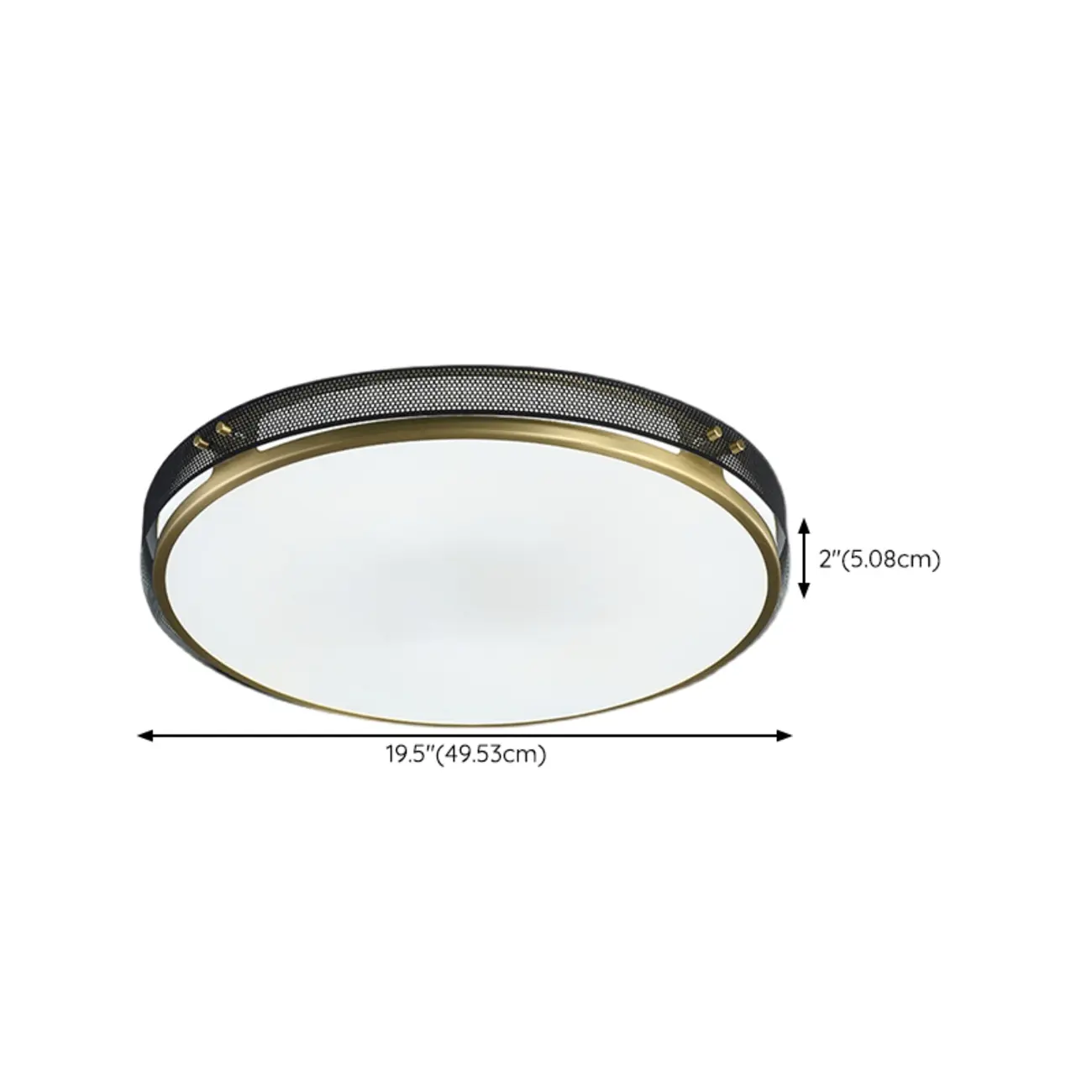 Modern Circle LED Flush Ceiling Light for Living Room Use Image - 24 | homeyfad