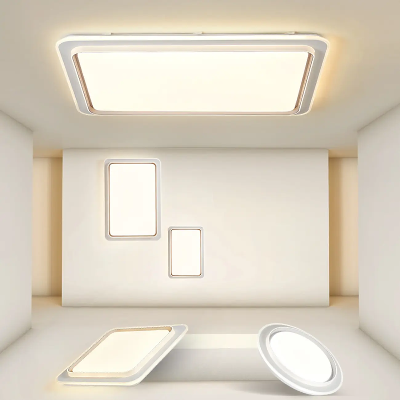 Modern 3-Light LED Flush Ceiling Lamp for Residential Use Image - 1 | homeyfad