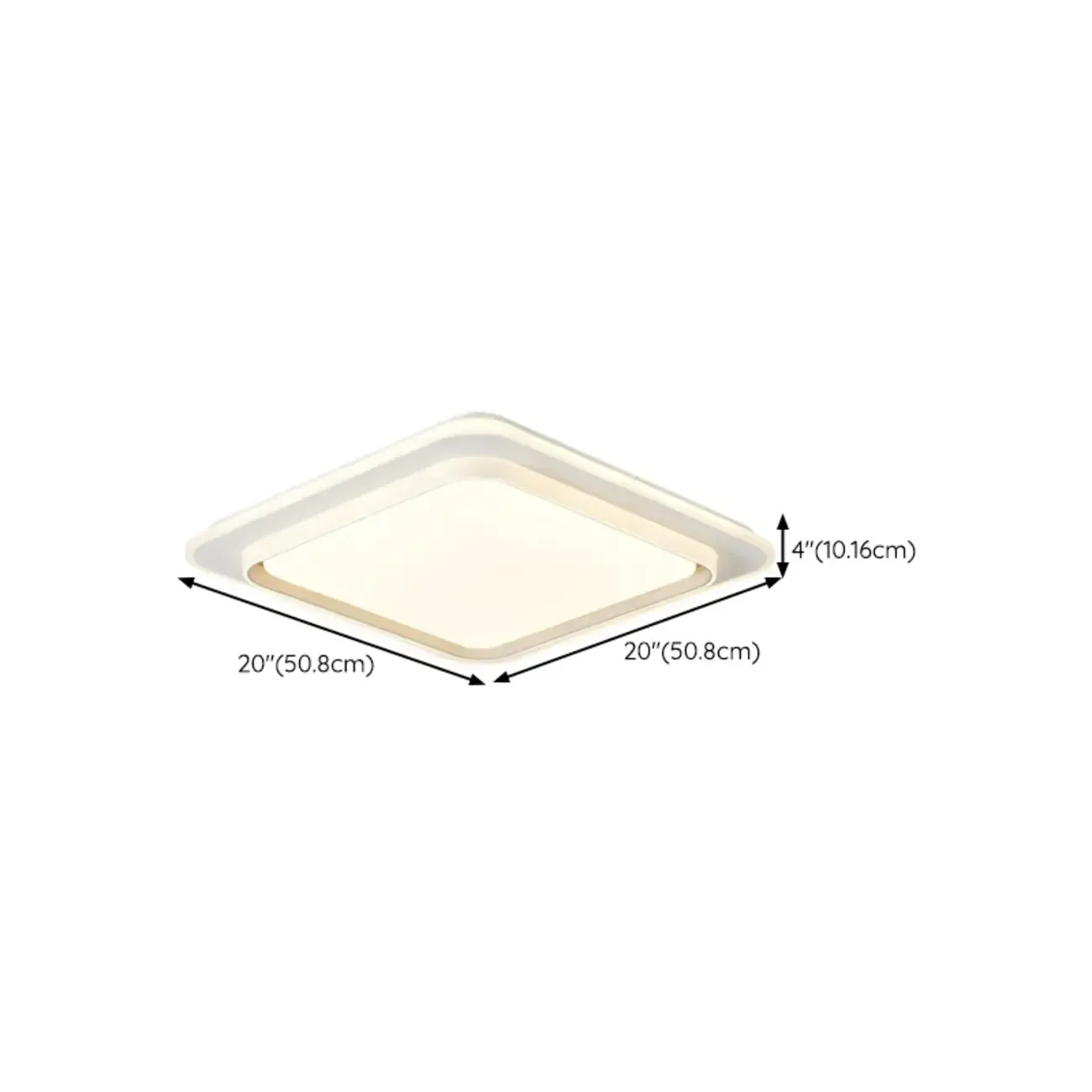 Modern 3-Light LED Flush Ceiling Lamp for Residential Use Image - 15
