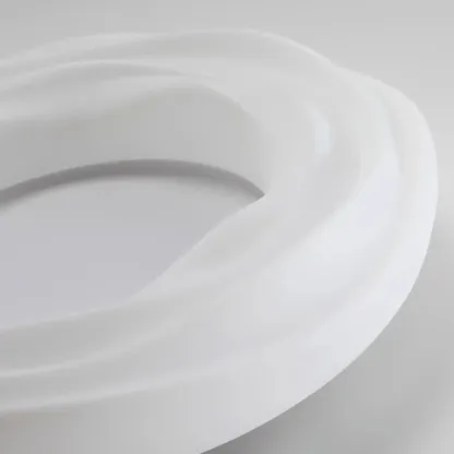 Modern Dimmable Circle Flush Ceiling Light for Bedroom Image - 6