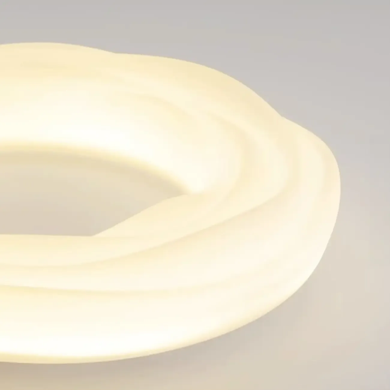 Modern Dimmable Circle Flush Ceiling Light for Bedroom Image - 7