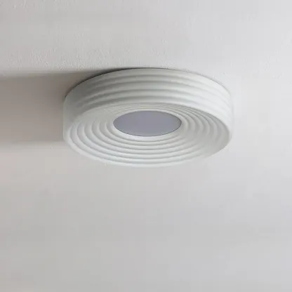 Small Modern Warm Flush Mount Ceiling Light for Indoor Use Image - 4