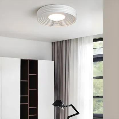 Small Modern Warm Flush Mount Ceiling Light for Indoor Use Image - 5