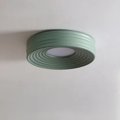 Small Modern Warm Flush Mount Ceiling Light for Indoor Use Image - 6