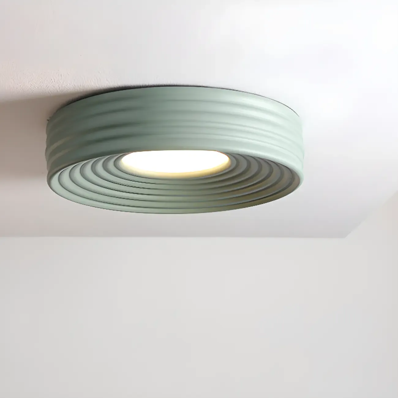 Small Modern Warm Flush Mount Ceiling Light for Indoor Use Image - 1
