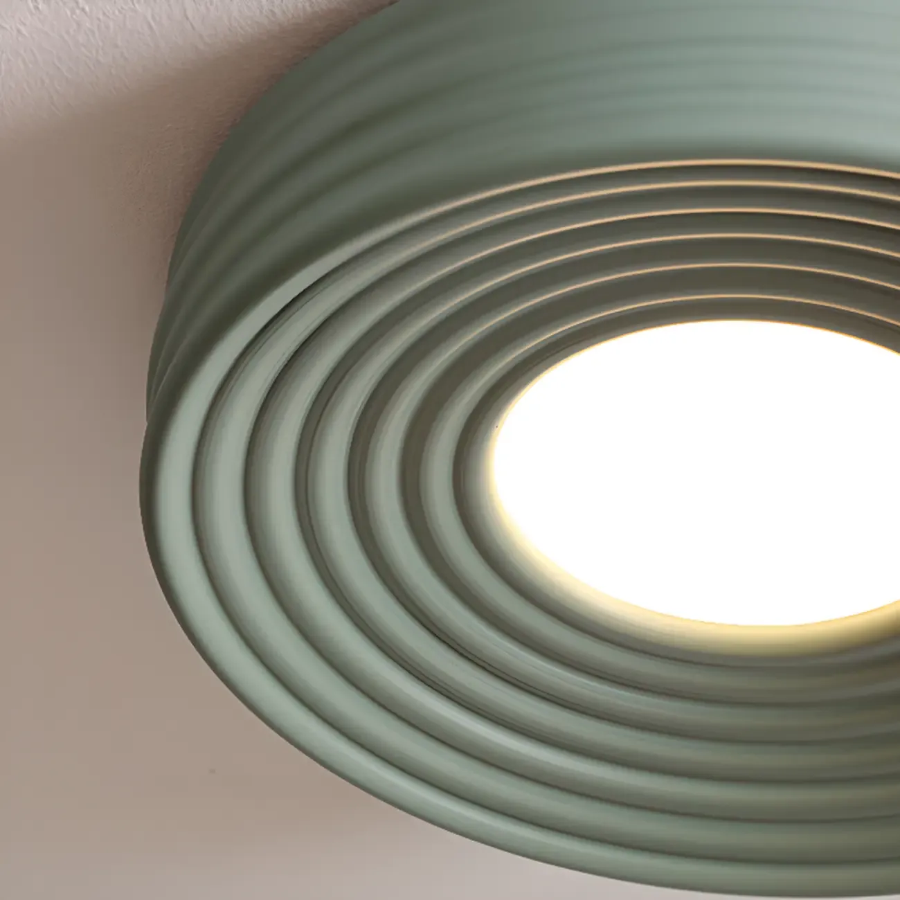 Small Modern Warm Flush Mount Ceiling Light for Indoor Use Image - 11